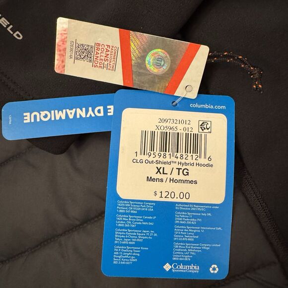 Columbia Oregon State Beavers Collegiate Out-Shield Hybrid Hoodie - Picture 2 of 7